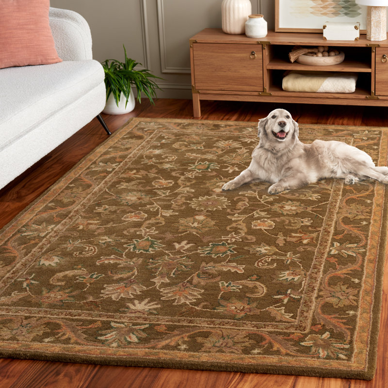 Dunbar Hand Tufted Wool Oriental Rug, Rectangle 6' x 9'
