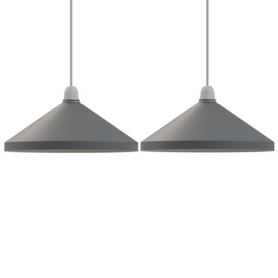 19cm H Metal Cone Lamp Shade ( Screw On )