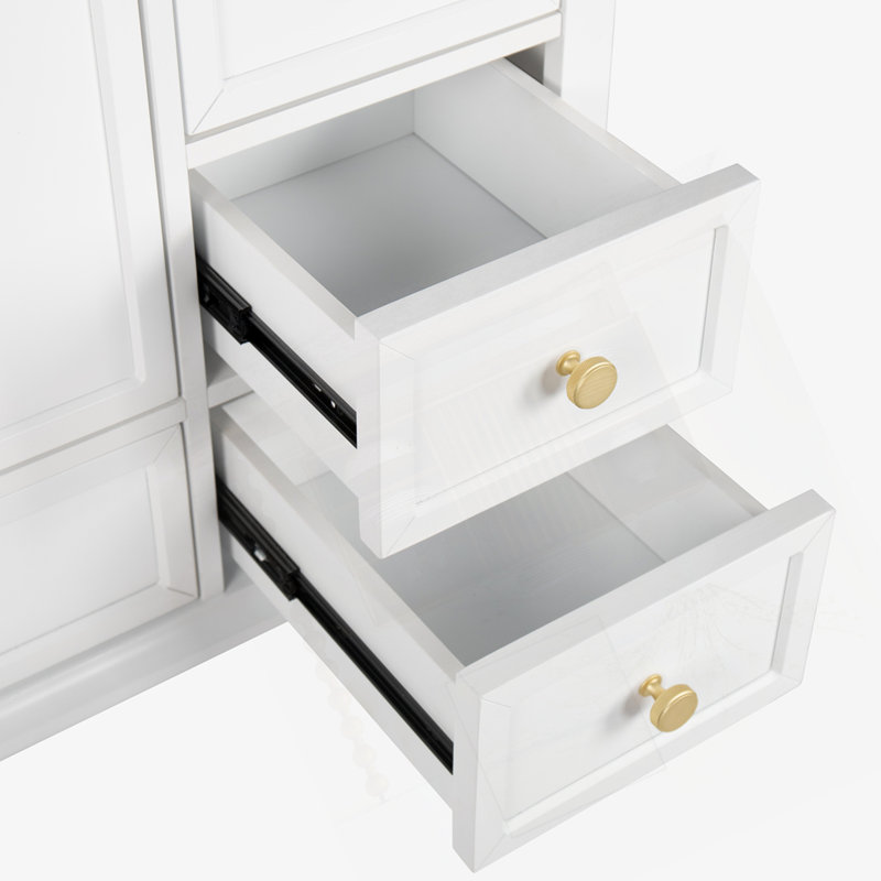 Armoire de salle de bain 35,6 po sans lavabo, Blanc