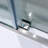 56-60"W X 75"H Semi-Frame Single Sliding Shower Door, 304 Stainless Steel, 5/16" (8Mm) Thick SGCC Tempered Clear Glass-120984778