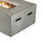 Rashid Concrete Propane Rectangle Outdoor Fire Pit Table-2131009569-2137373883