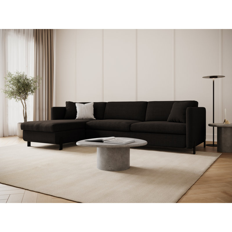 Bejna 3 Seater Sofa Bed, Left Hand Facing, Dark Grey, 80cm H x 280cm W x 170cm D