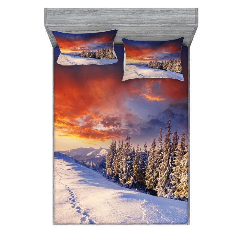 Microfiber Sheet Set, Full Sheet Set with Fitted Sheet
