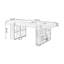 Bureau rectangulaire en bois manufacturé brun noisette-1787861747