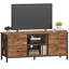 TV Stand Cabinet up to 55/65 Inch, TV Unit with 4 Drawers and 2 Open Shelves, TV Console Table for Living Room, Bedroom, Entertainment Room, Industrial, Rustic Brown-1459741243