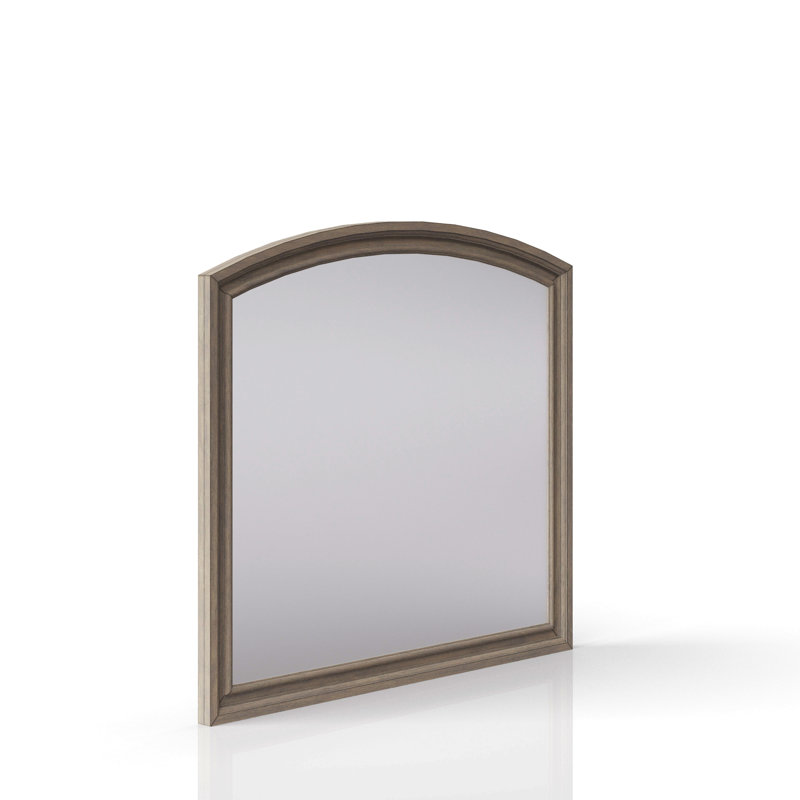 Miroir gris antique, Gris, Rectangulaire