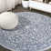 Hagerman Vintage Filigree Textured Weave Gray/Navy Indoor/Outdoor Rug