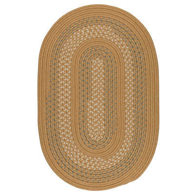 Knudtson Braided Gold Rug