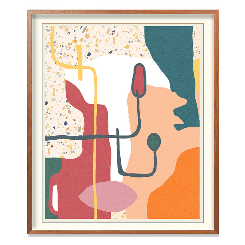 Terrazzo 2 Print by THE Studio, 31" H x 26" W