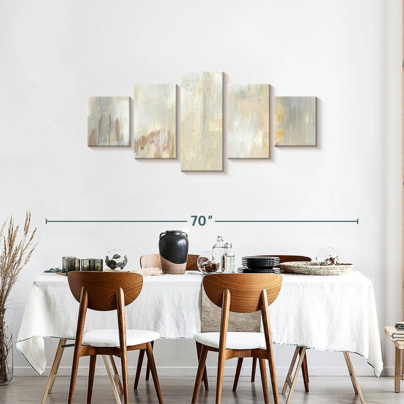 Avery Barely Blush I, 24" H x 55" W