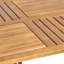 Ensemble de salle à manger d'extérieur en bois 7 pièces avec coussins Hermosa