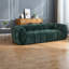 Modern Chenille Green Sofas, Comfortable Quilted Design For Home Spaces
