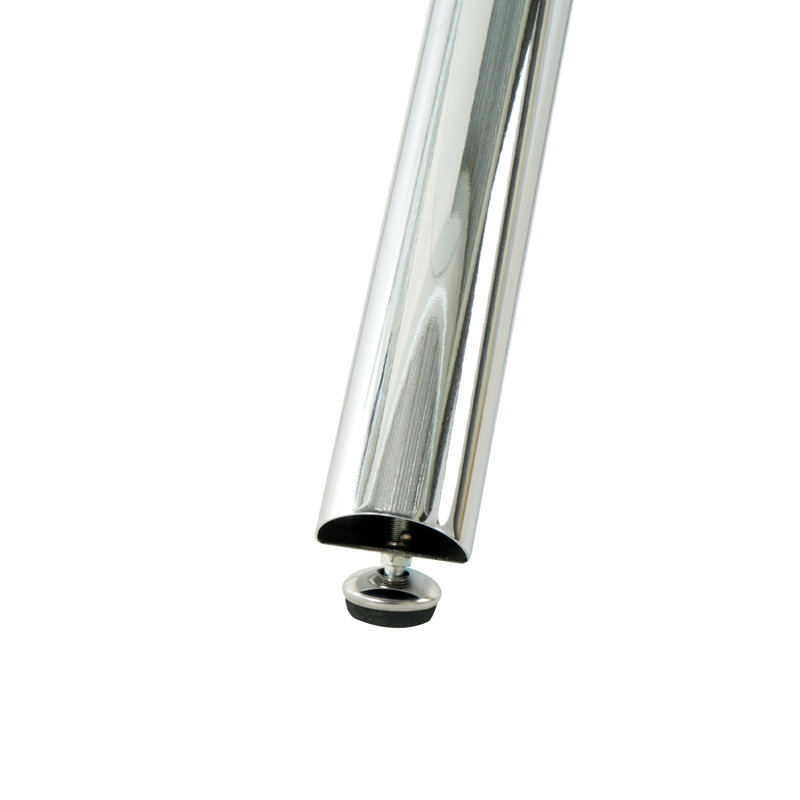 Table de salle à manger Kaizlyn Modern, Argent argent, 2,52 po H x 36 po L x 36 po l