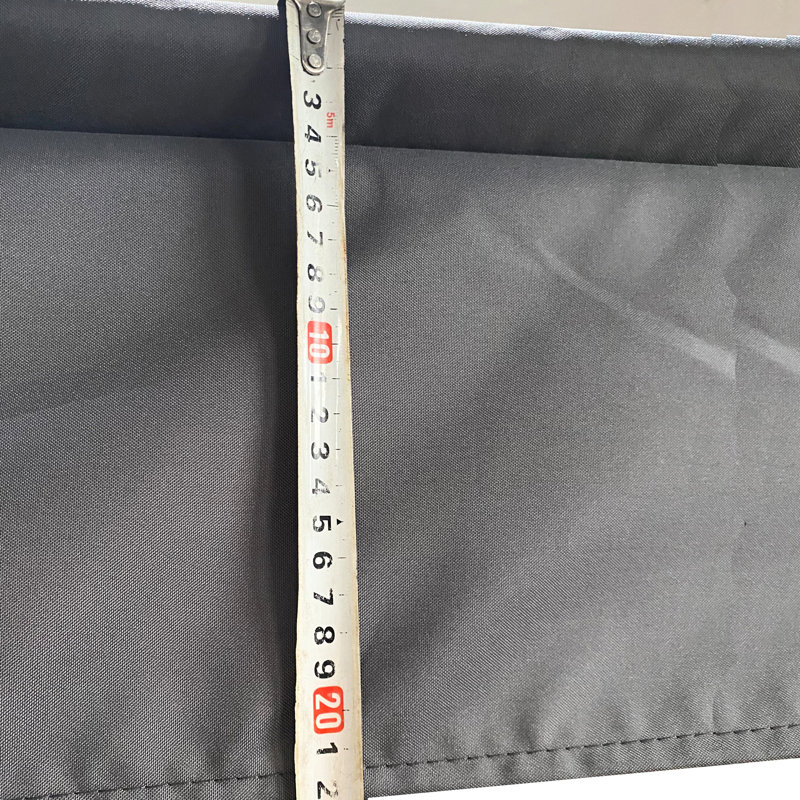 Auvent de remplacement pour pergola rétractable 10 x 10 pi - Gris, protégé, imperméable et facile à installer