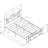 Full Size Bed Frame, White Metal, Unique Flower Structure, Noise - Assembly, Easy To Put Together, No Box Spring Metal Frame With Finish, Design, Quiet And Stable, Needed-13581603