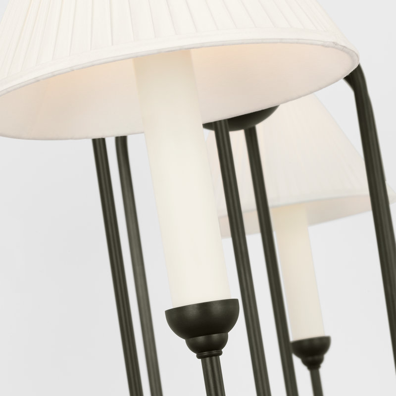 Ingela 6 - Light Metal Chandelier by Amber Lewis