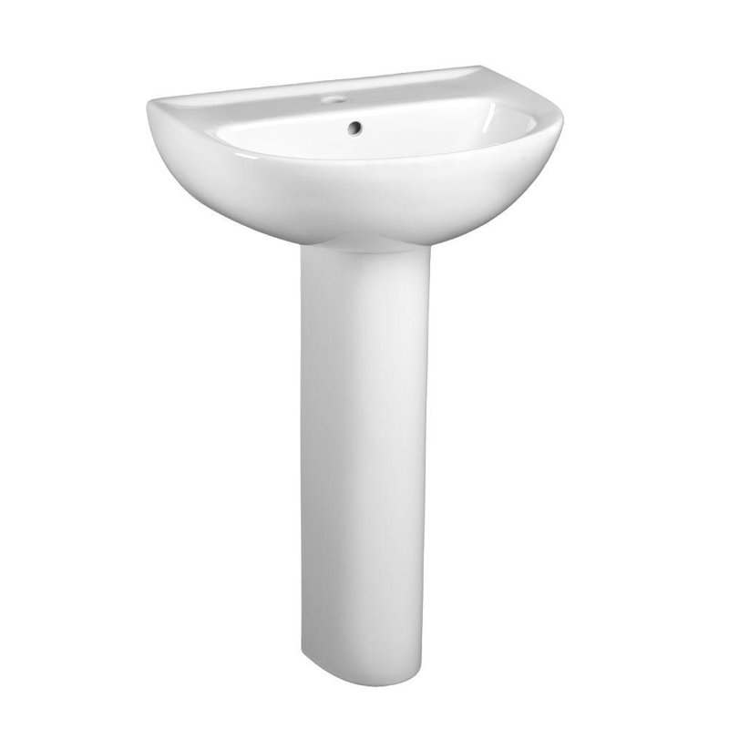 American Standard Evolution 17.5'' Vitreous China Oval Bathroom Sink with Overflow, White