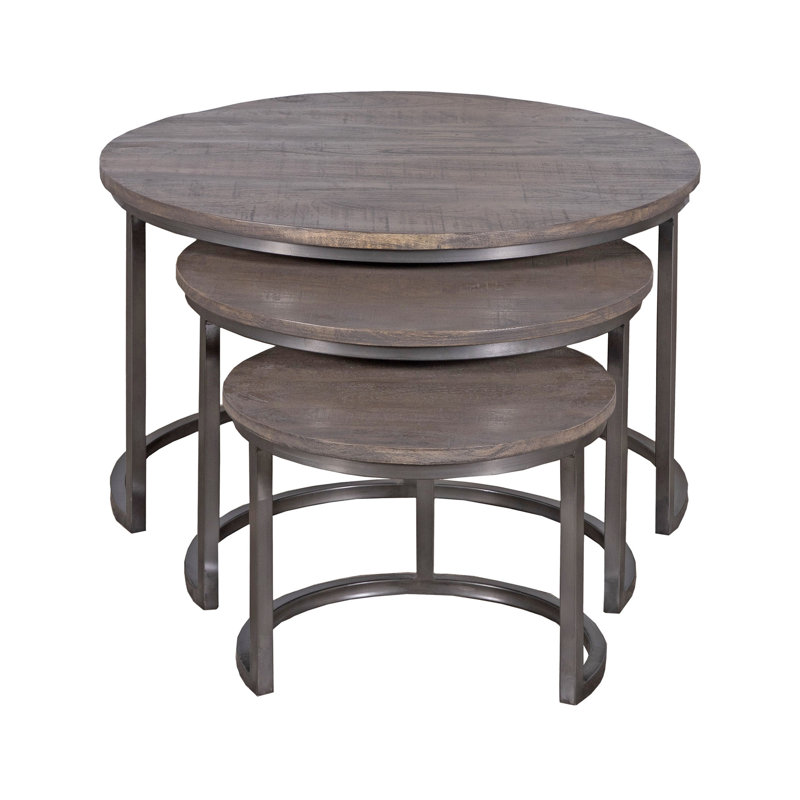 Rafferty Solid Wood Nesting End Table