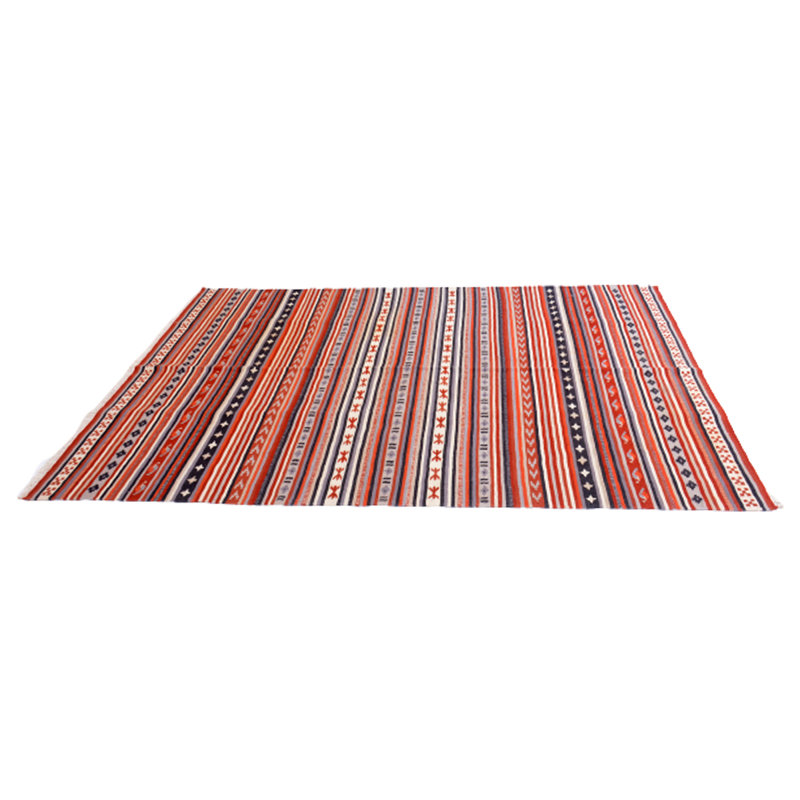 Burch Rectangle 170 cm x 235 cm Geometric Hand Woven Kilim