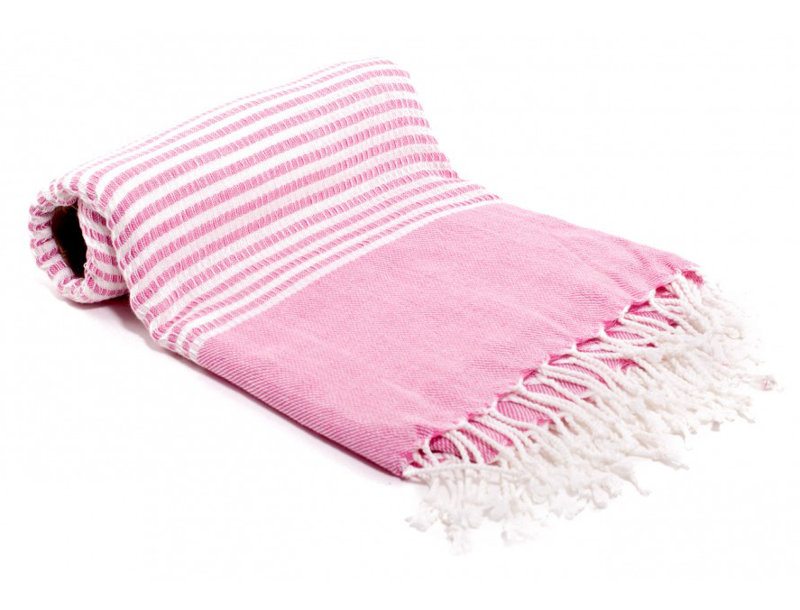 Serviette de bain Woodring, Rose