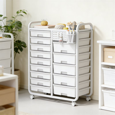 91.15cm H x 76.7cm W Art Cart