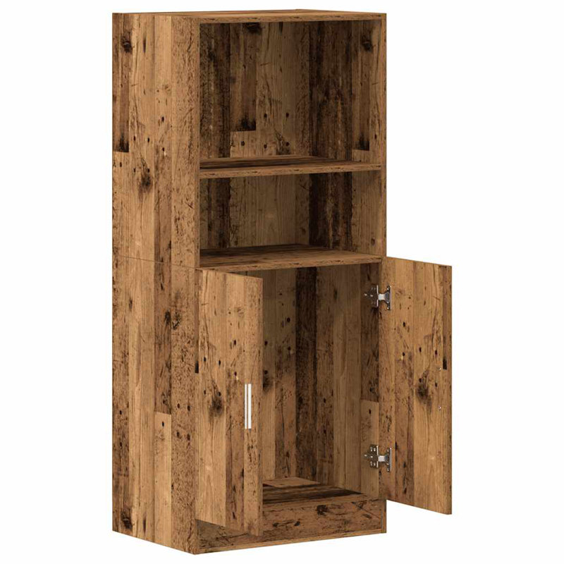 Kitchen Cabinet 57X41.5X131.5 Cm Engineered Wood, Old Wood