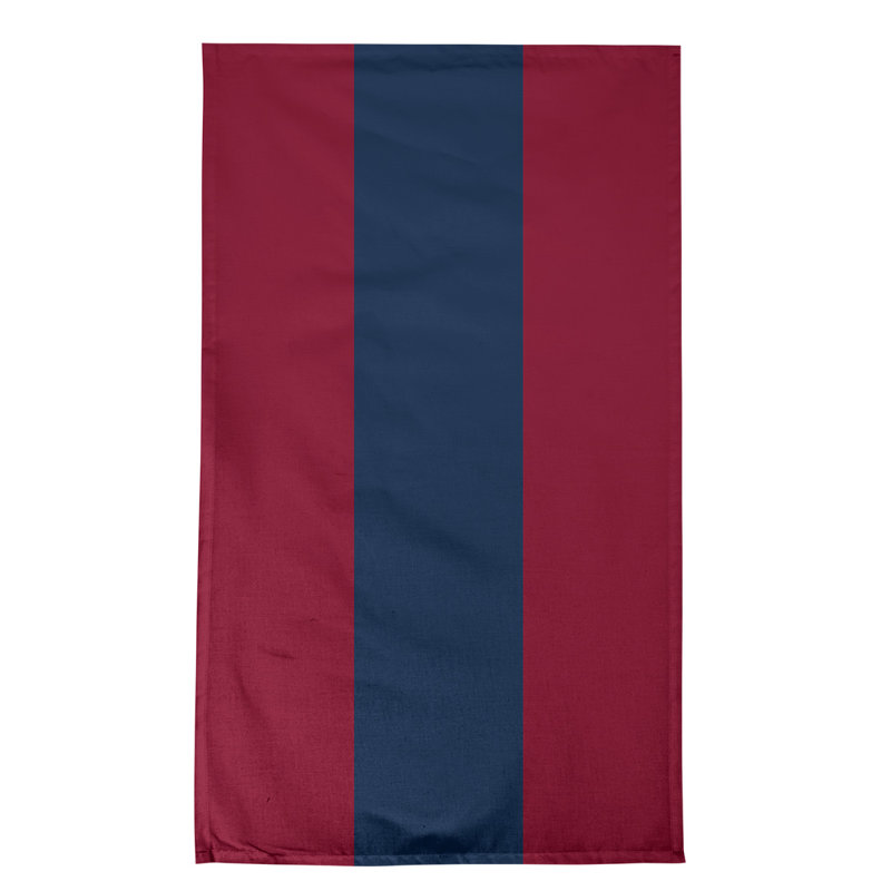 Anaheim Stripe Tea Towel Kitchen Towel, Poly Twill, Red/Polar Night Blue/Red
