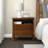 28.3" W 2-Drawer End Table with Charging Station-79191117