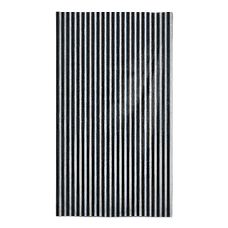 Schulenburg Striped Tablecloth, Black
