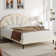 Aisaiah Velvet Upholstere LED Platform Bed With Adjustable Headboard, Wood Beds Frame With Adjustable Headboard