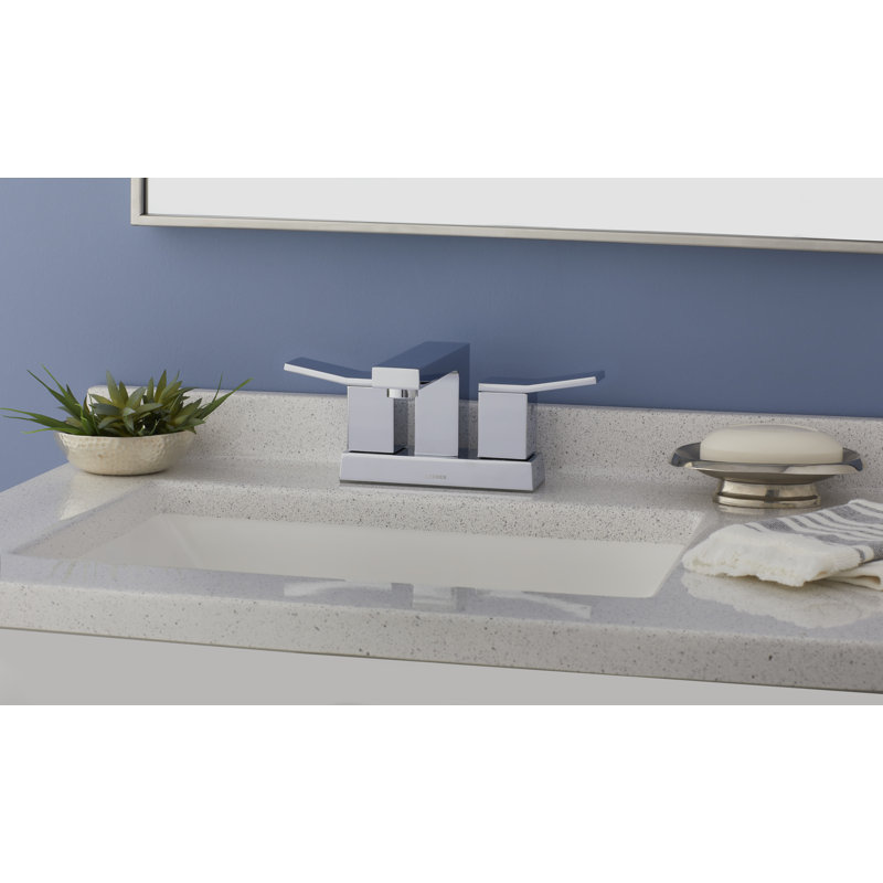 Avian Centerset Bathroom Faucet with Drain Assembly, Chrome