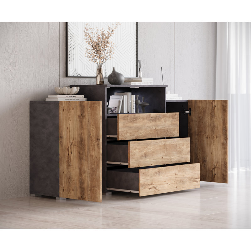 Sideboard Walnut River, Brown
