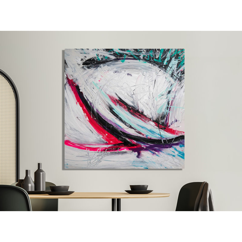 Miami Miami - Reproduction d'artiste sur toile, H 40 po x l 40 po x P 1,5 po, Toile tendue