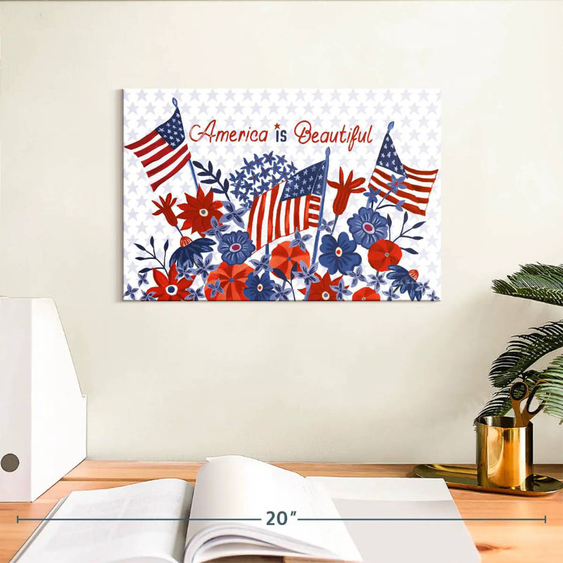 Lelend America The Beautiful I, H 8 po x l 12 po