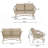 BRUCE 4PC CHAT SET