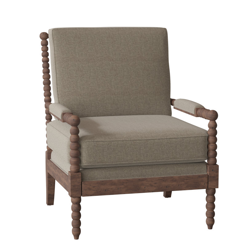 Griffin Upholstered Armchair, Tobacco, 7609 Cream
