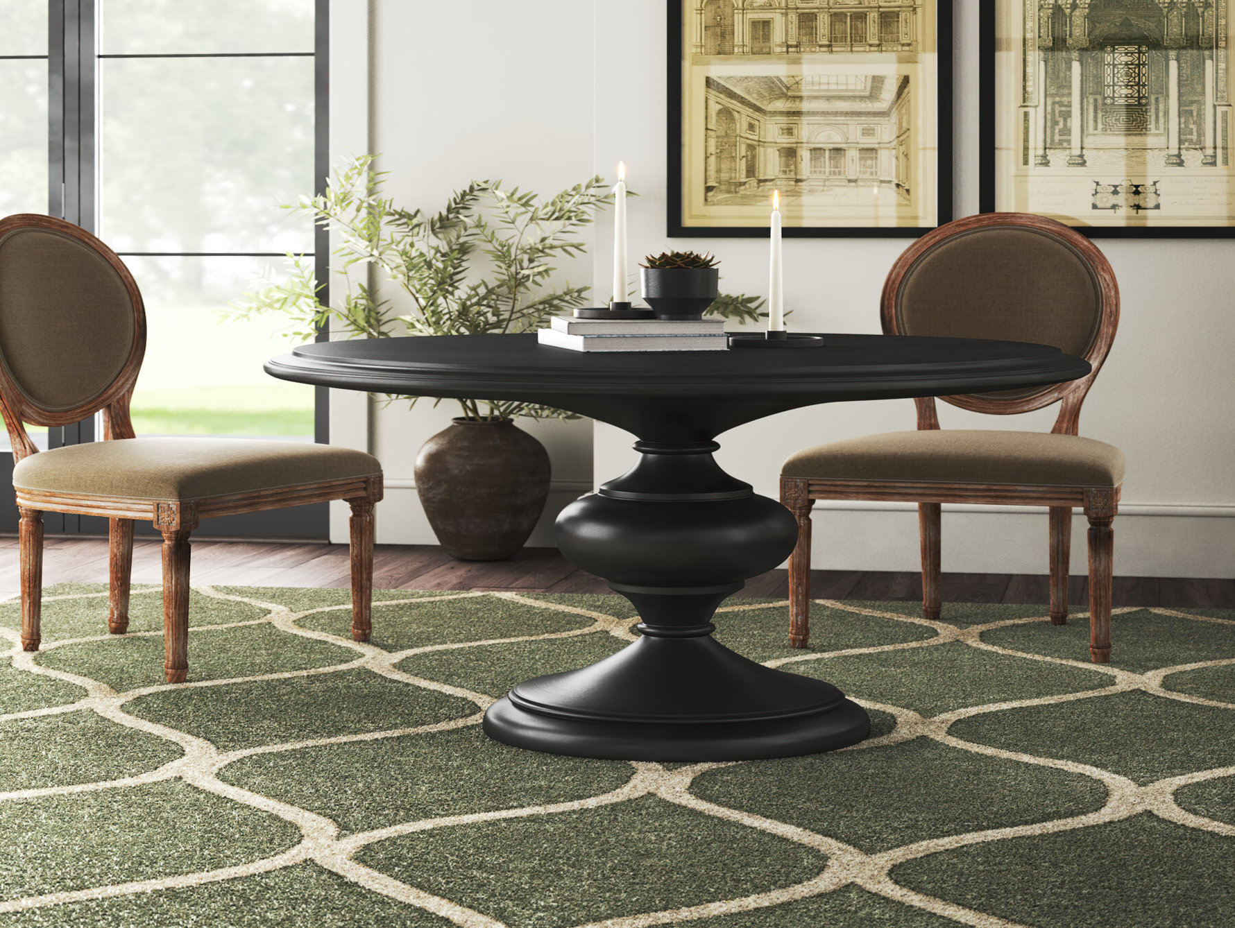 5-7 Seat Round Dining Tables
