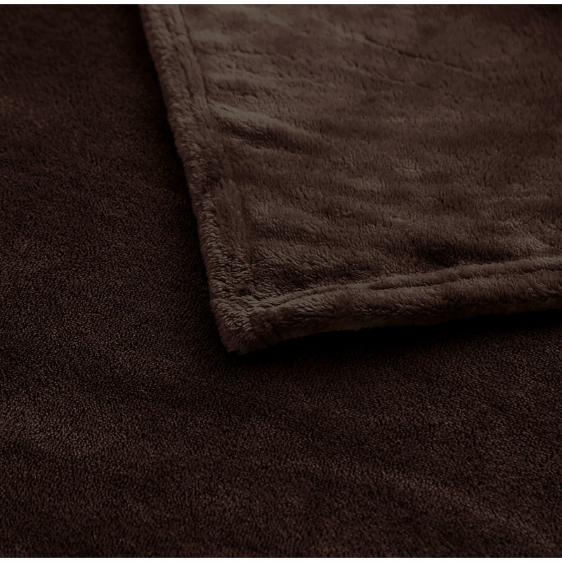 Plain Weave / Muslin Throw Blanket, Full, Brown