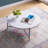 Essential Round Coffee Table - White Legs