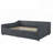 Daybed with Drawers Upholstered Tufted Sofa Bed Featuring Button-Tufted Back and Piping on Waved Shape Arms-58795781-58795780