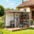 Outdoor Storage Shed With Foundation Kit And Lockable Doors And Glove-125151303
