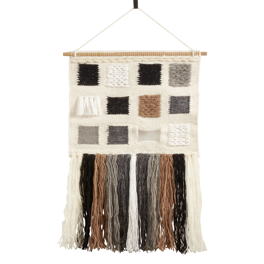 Bohem Collection Hand Woven Wool Wall Hanging Saro