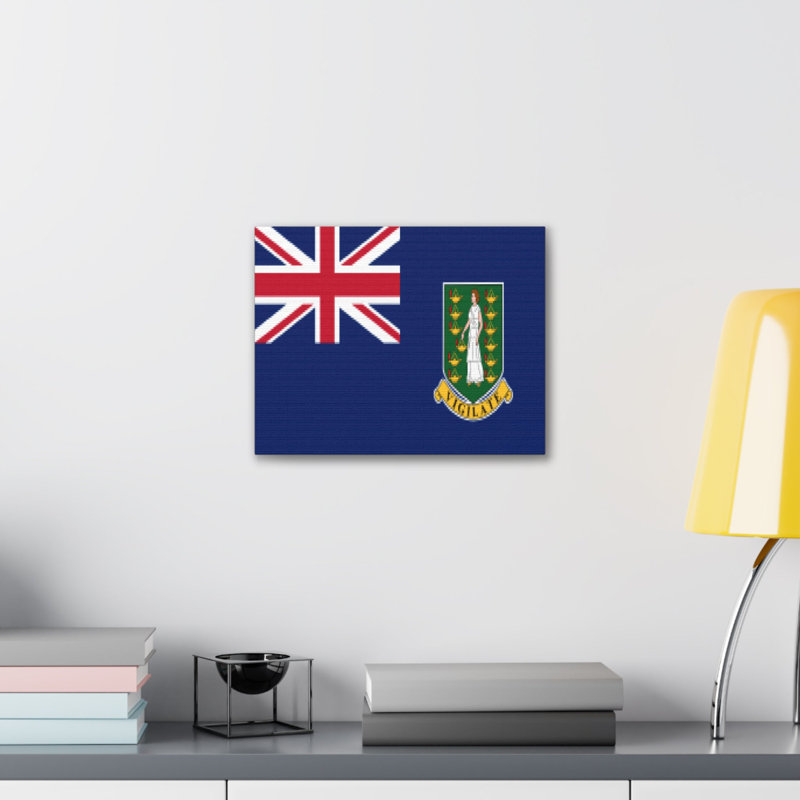 «Drapeau des îles Vierges britanniques» sur, H 18 po x l 24 po