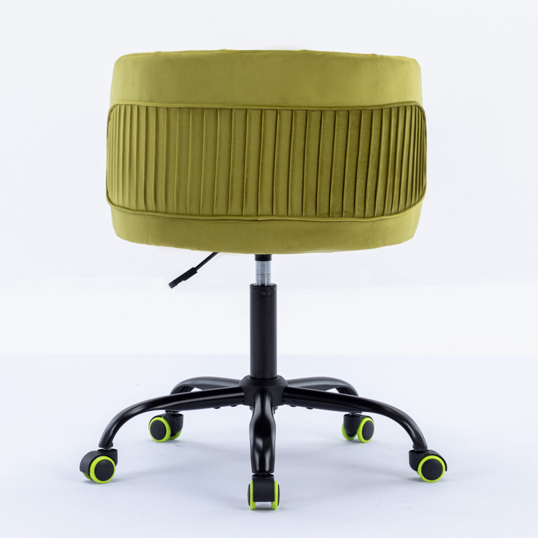 Beaussicot Polyester Task Chair Wade Logan Fabric: Yellow Polyester