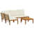 Cream White Cushion/Natural Beige Frame is out of stock selected