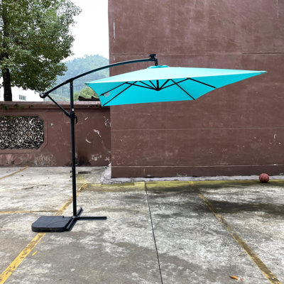 Parasol lumineux à énergie solaire à DEL