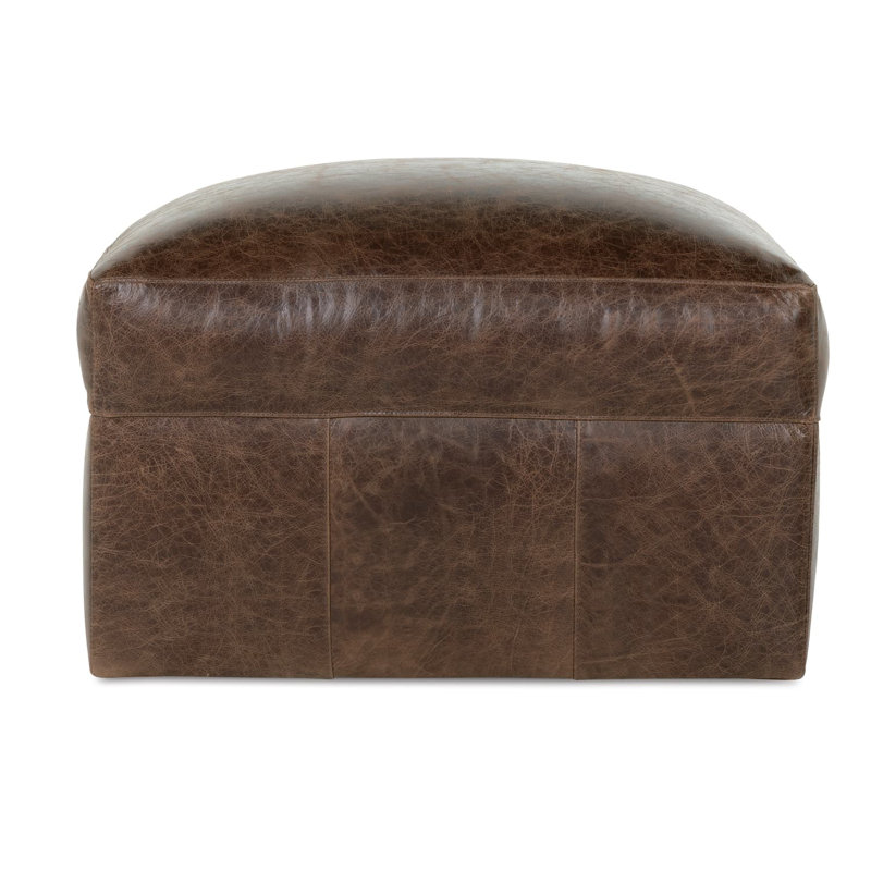 Lilah Leather Ottoman