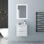 Leila 495mm Single Bathroom Vanity with Drop In Resin Basin