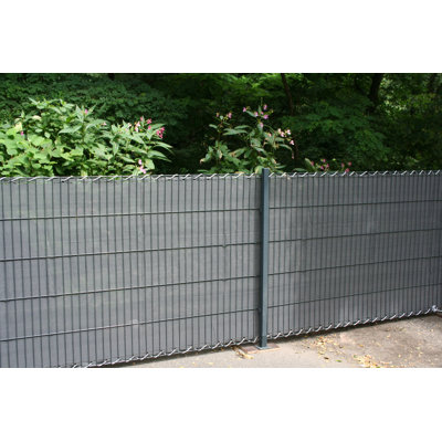 HDPE Zaun-Sichtschutz Anthrazit