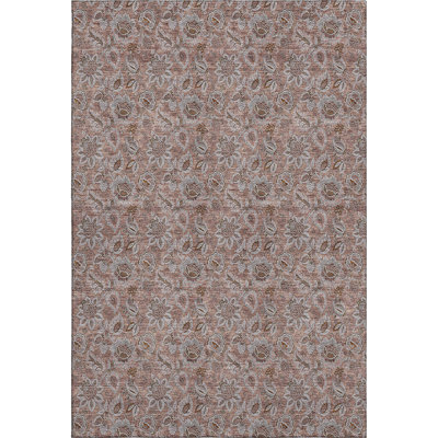 Premium Machine Washable Addington Copper Rug
